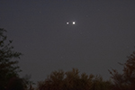 Great conjunction of Jupiter and Venus on the morning of May 30, 2022