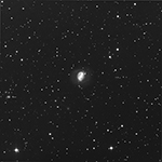 Arp 185 (NGC6217) showing a supernova in UGC10509 (arrow)