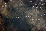 B78 and environs.  Labeled image