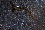 Barnard 150 and environis, enlarged and cropped image