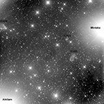 IC423 and IC424, labeled image